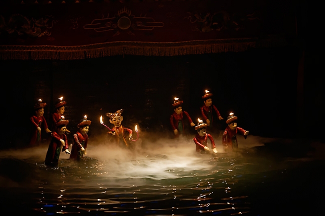 Hanoï-Thang Long water puppet show-024